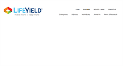 Desktop Screenshot of lifeyield.com
